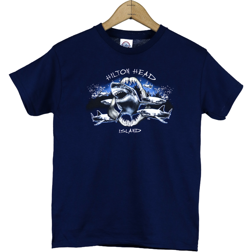 Youth Hilton Head Moon Shadow Shark T-Shirt