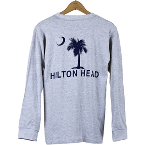 Hilton Head Palm Moon Unisex Long Sleeve T-Shirt