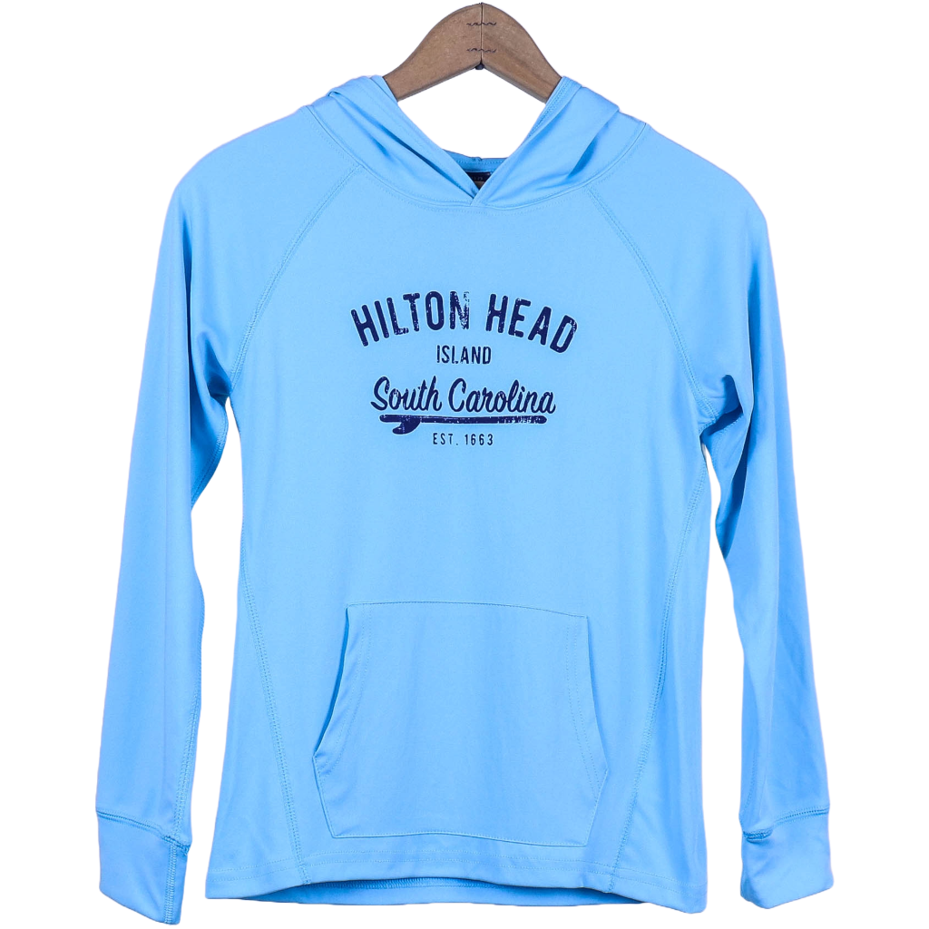 Youth Hilton Head Island Long Sleeve Hooded T-Shirt