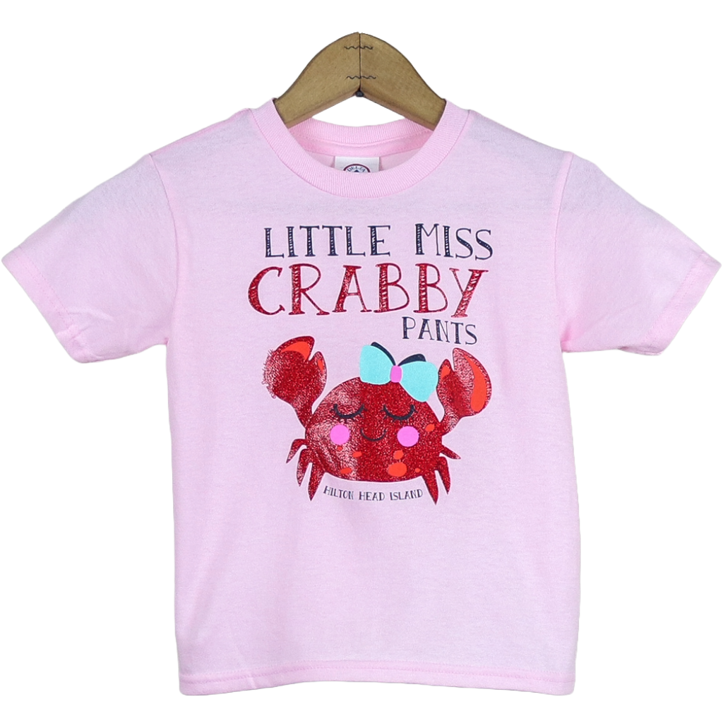 Toddler Hilton Head Little Miss Crabby Pants Tee