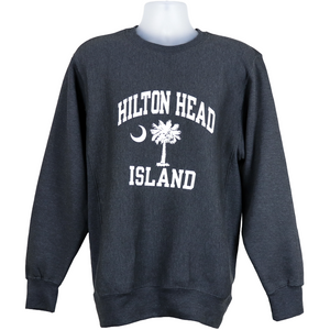 Hilton Head Pro-Weave Palm Moon Crewneck Sweatshirt