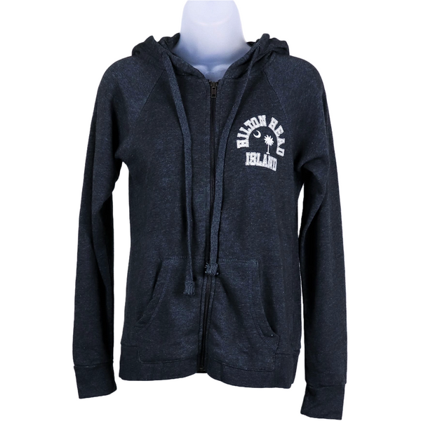 Hollister fleece hoodie in navy