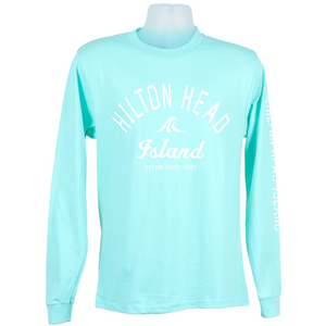 Rhombus Wave Hilton Head Island Long Sleeve T-Shirt