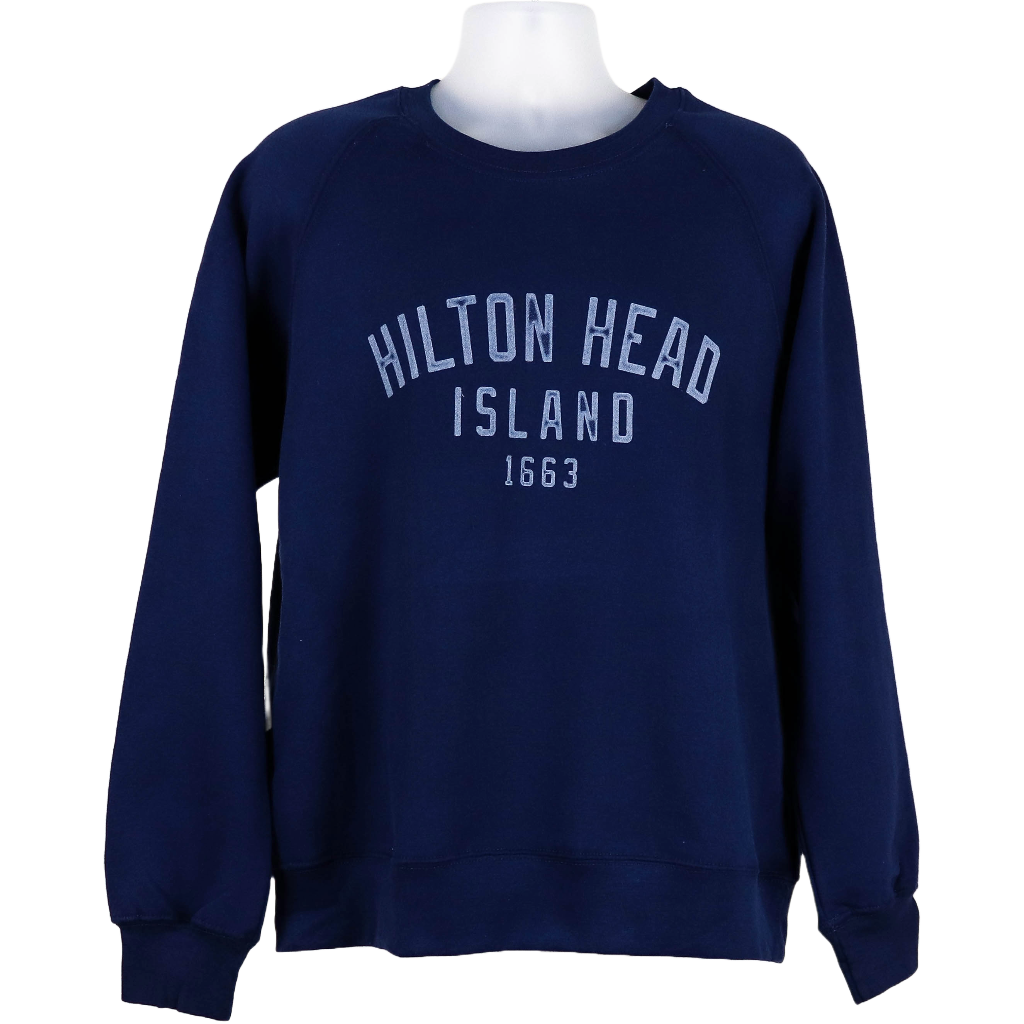 Vintage Hilton Head Island Raglan Sleeve Sweatshirt Camp Hilton Head