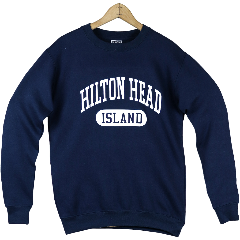 Hilton Head Island Arch Crew Neck Sweatshirt Camp Hilton Head