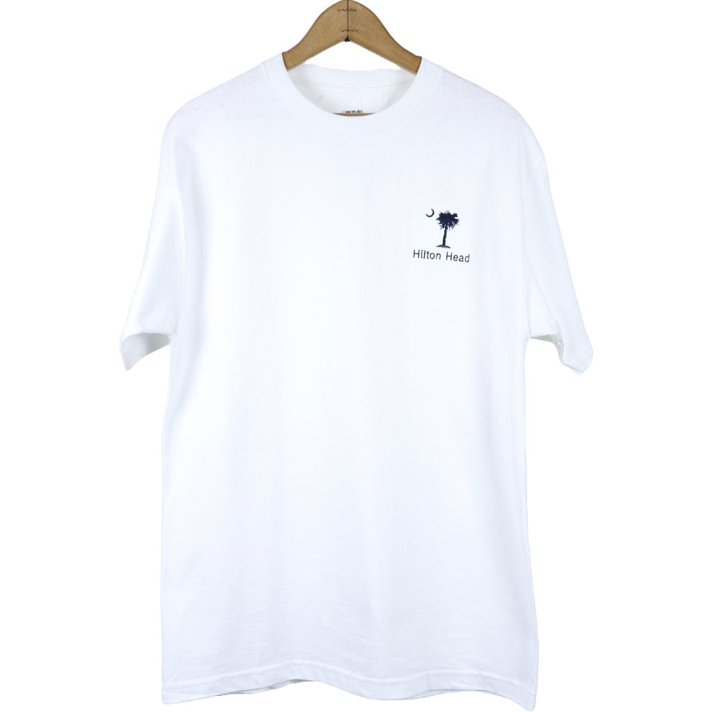 Embroidered Palm Moon Hilton Head Unisex T-Shirt