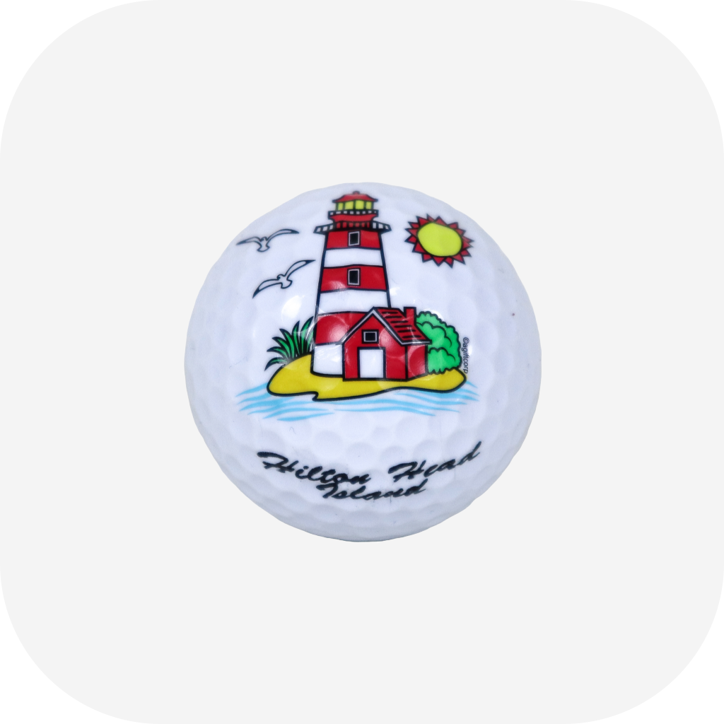 Lighthouse Design Hilton Head Golf Ball