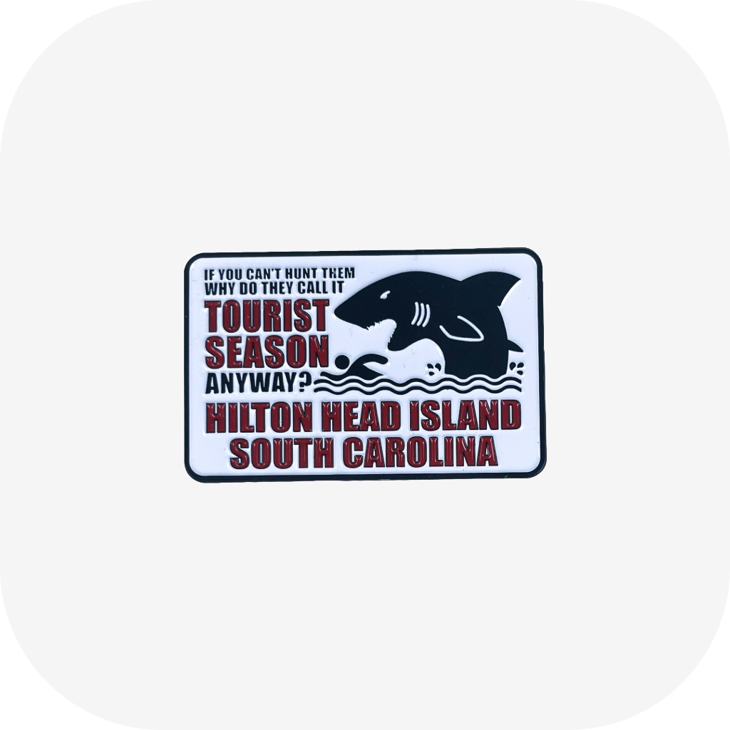 Hilton Head Island SC Tourist Shark Season Magnet