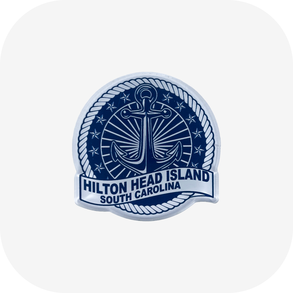 Hilton Head Island SC Anchor Magnet