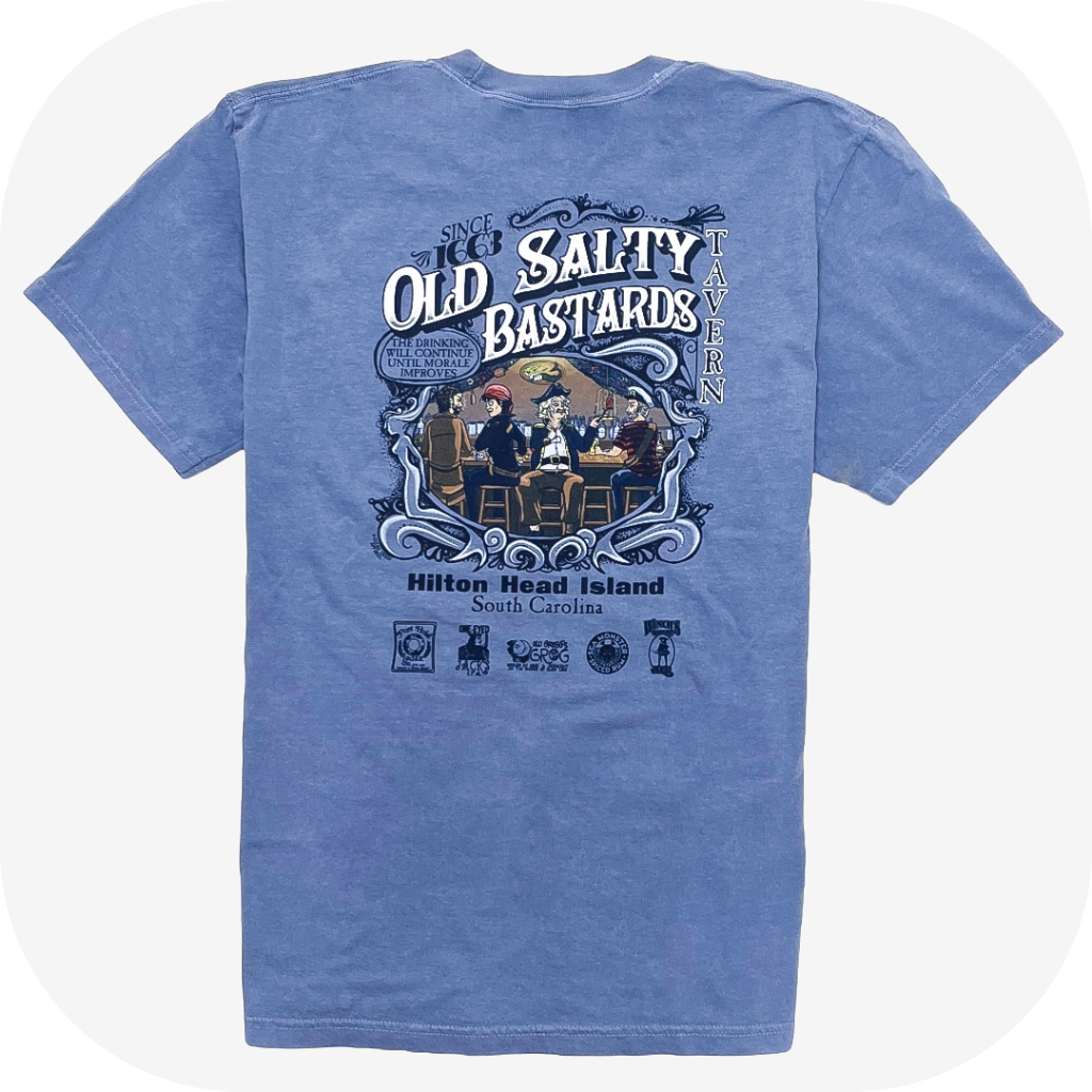 Vintage Old Salty Bastards Tavern T-Shirt