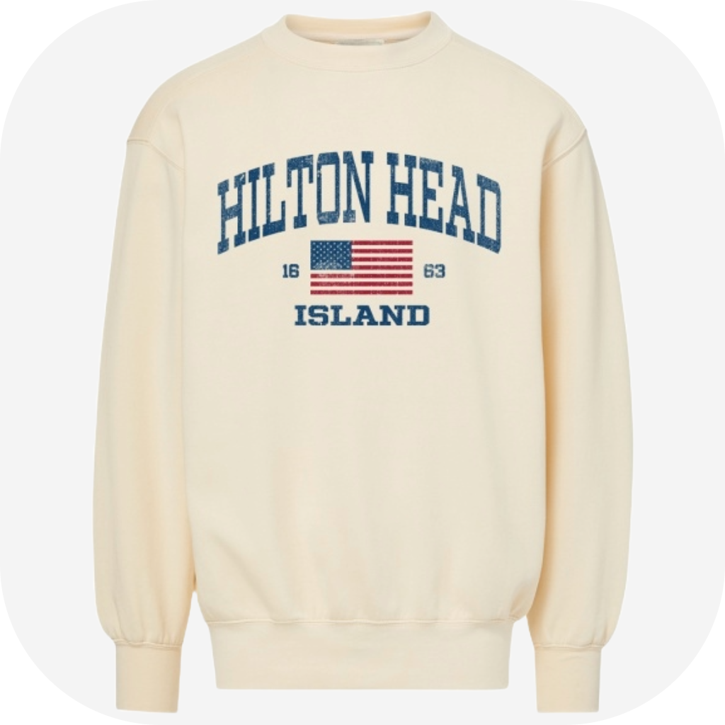 Hilton Head Island Flag Sweatshirt