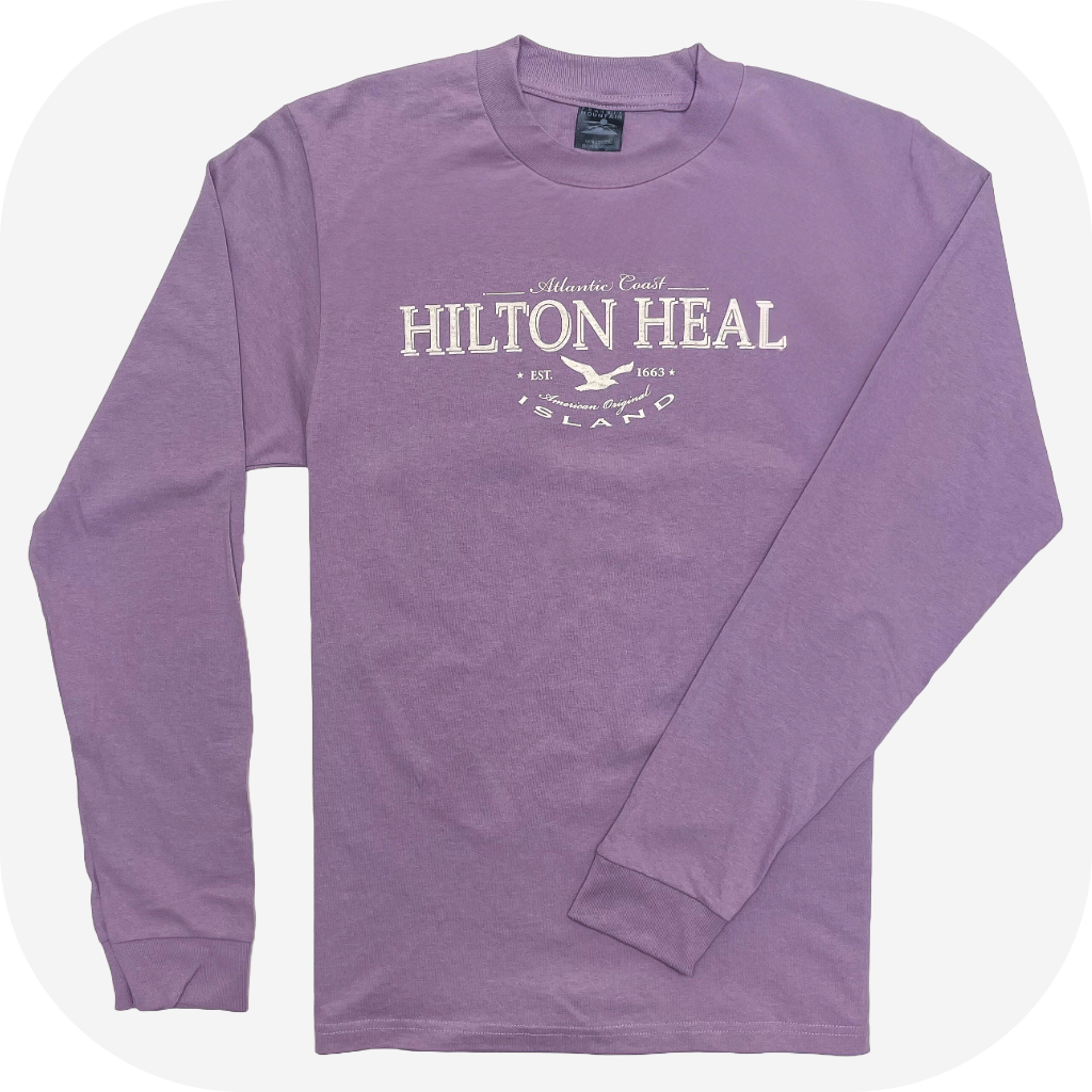 Hilton Head Island Seagull Long Sleeve T-Shirt