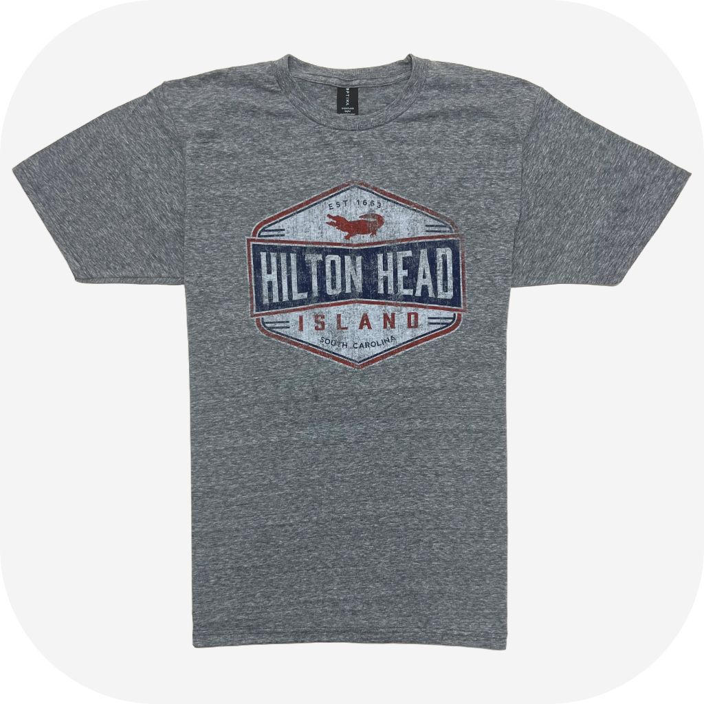 Hilton Head Hexaco Gator Snow T-shirt