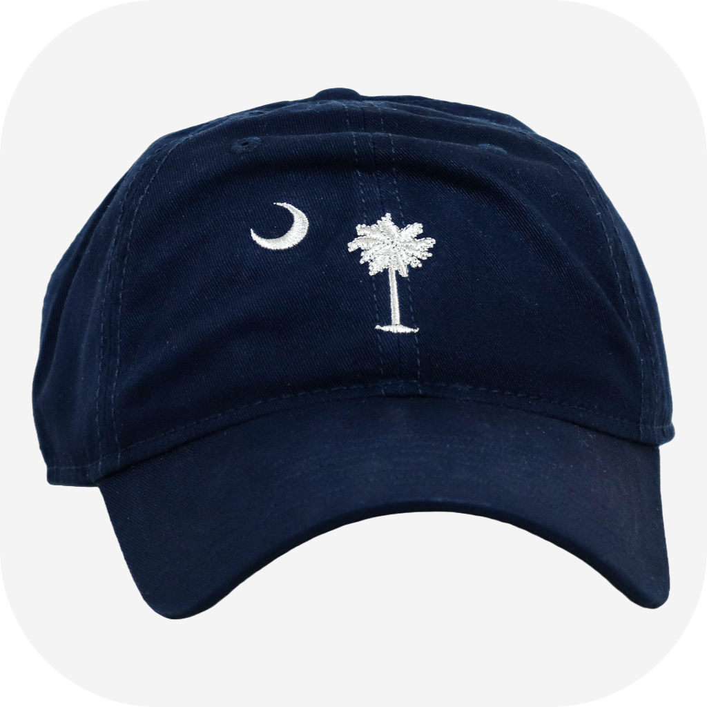 Unisex Palm and Moon Hilton Head Island Hat
