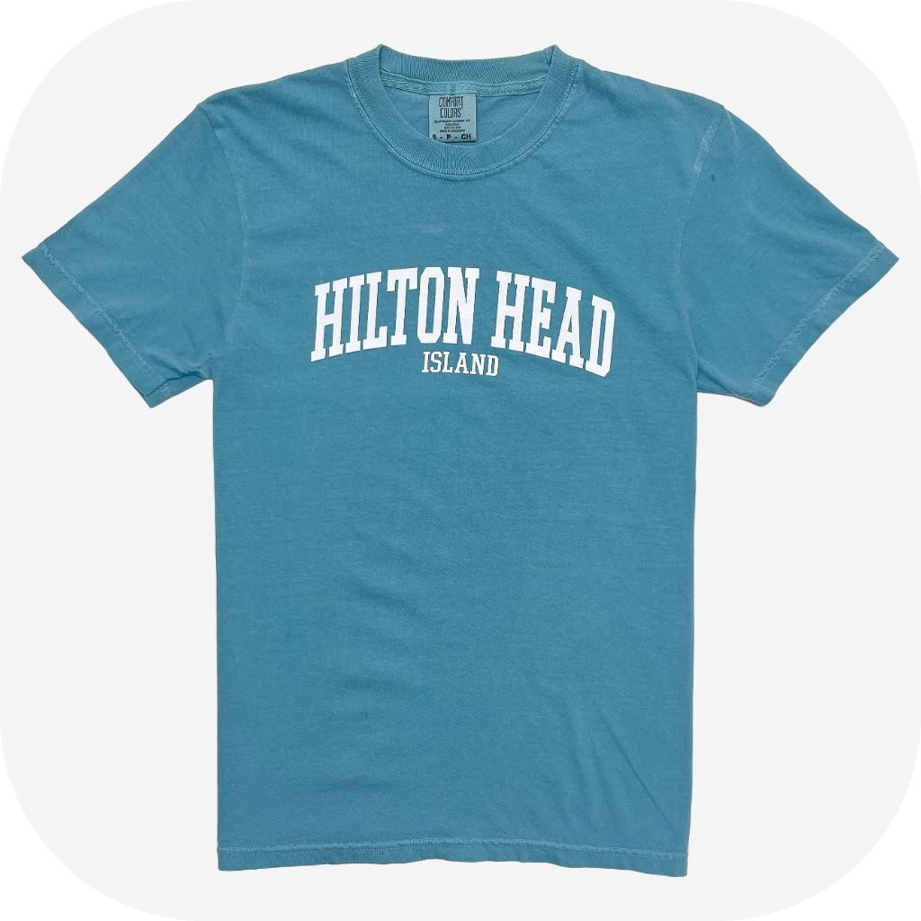 Hilton Head Island Yearbook Print Arch T-Shirt
