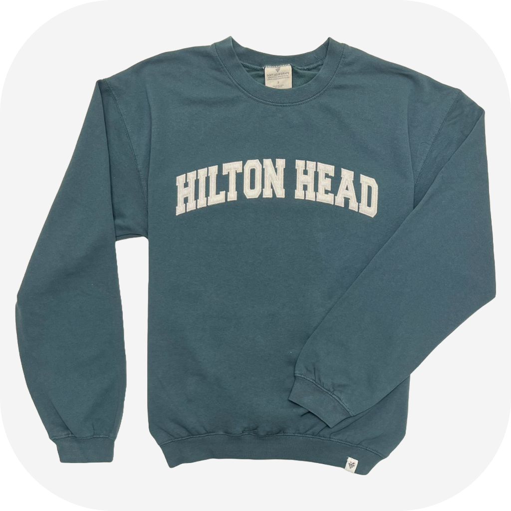Hilton Head Applique Arch Crewneck Sweatshirt