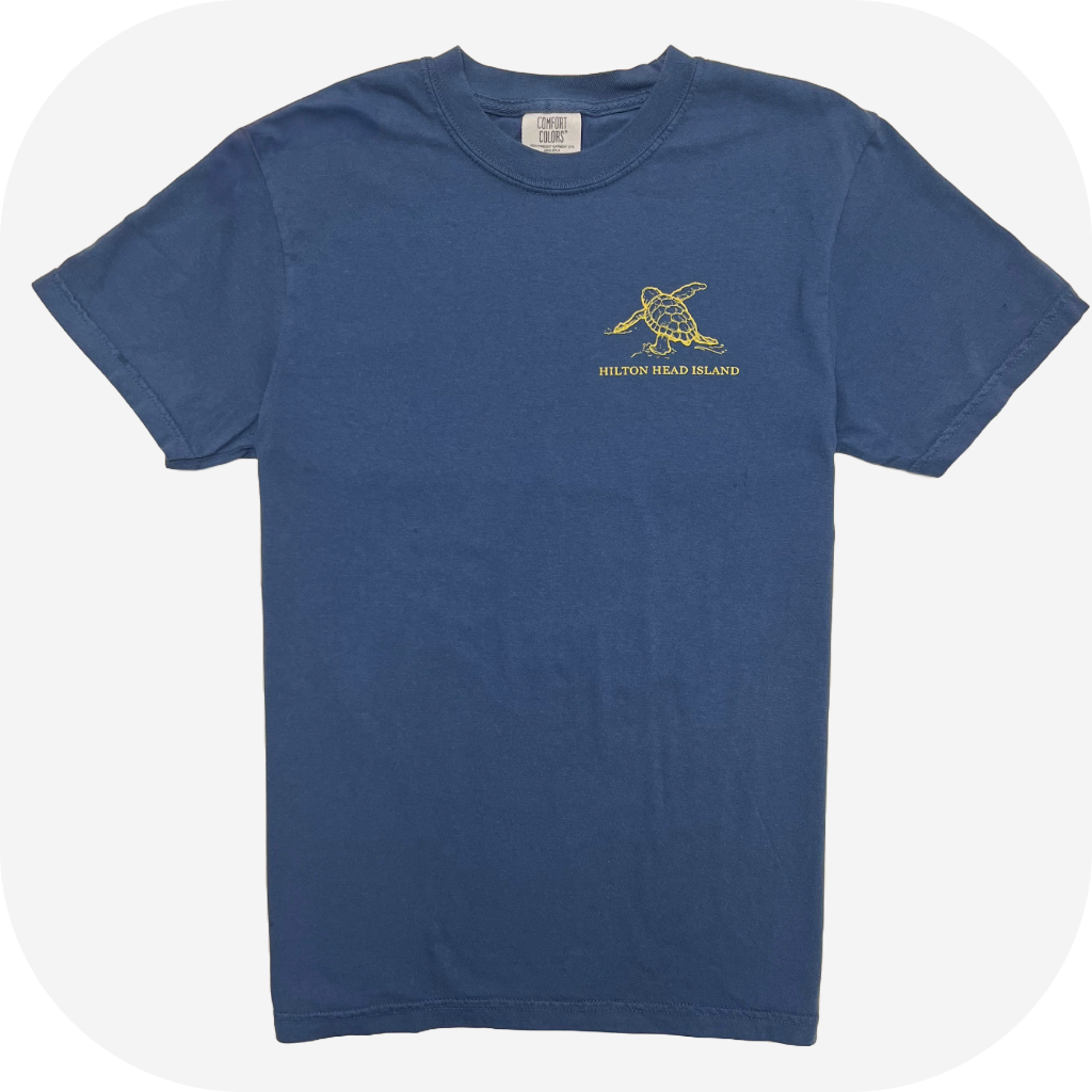 Hilton Head Island Night Sky Turtle T-Shirt
