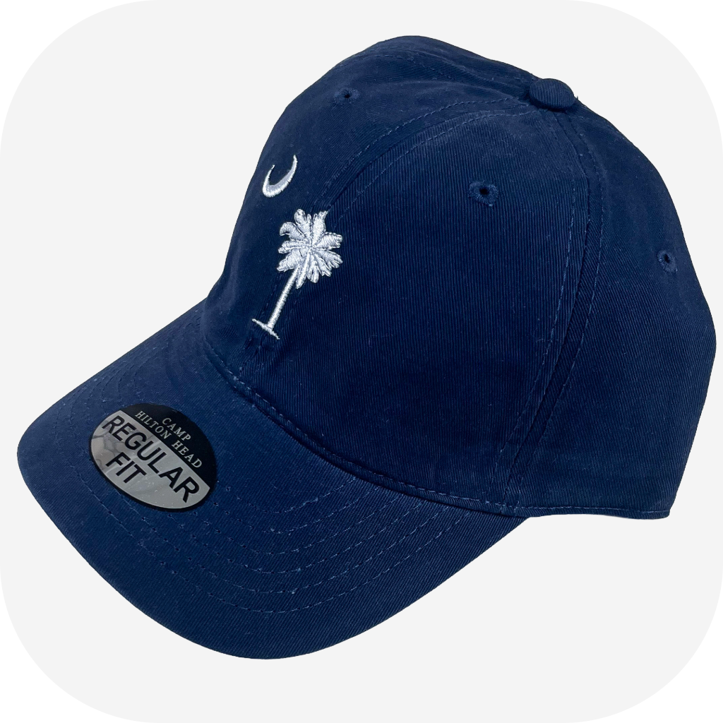 Unisex Palm and Moon Hilton Head Island Hat