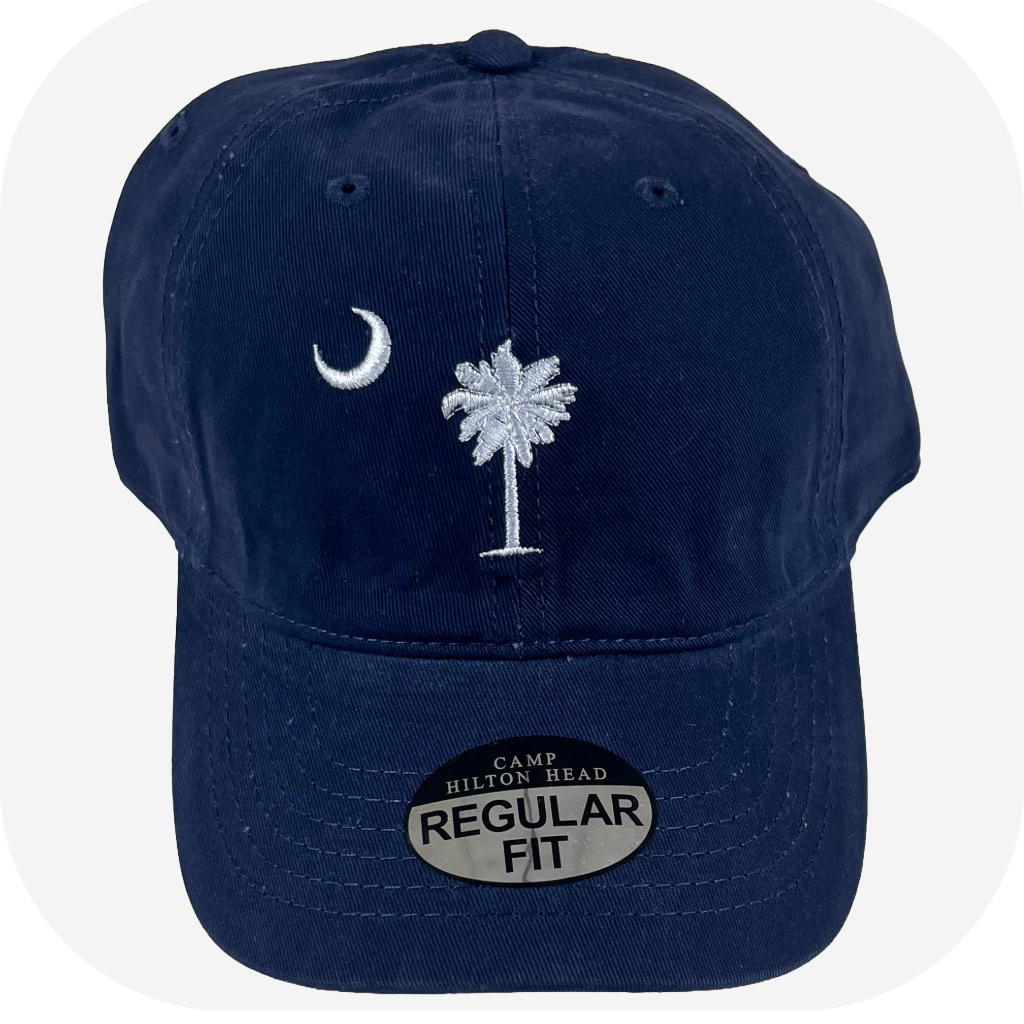 Unisex Palm and Moon Hilton Head Island Hat