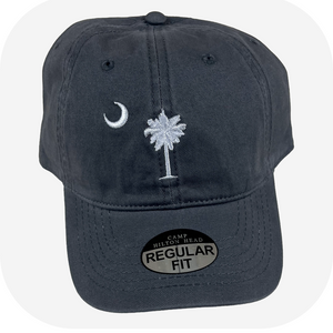 Unisex Palm and Moon Hilton Head Island Hat