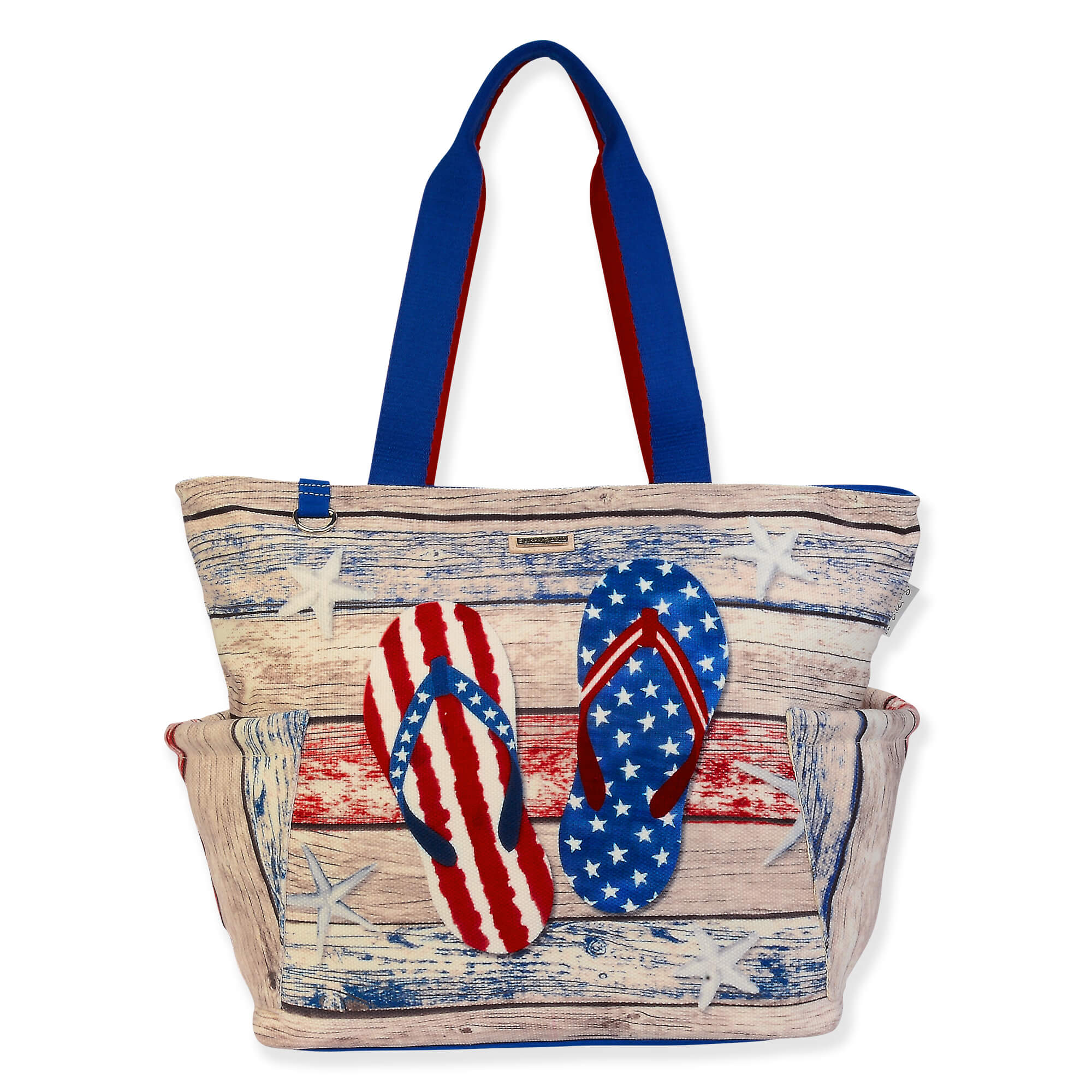 PATRIOTIC FLIP FLOP TOTE