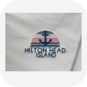 Hilton Head Island Women's Embroidered Anchor 1/4 Zip