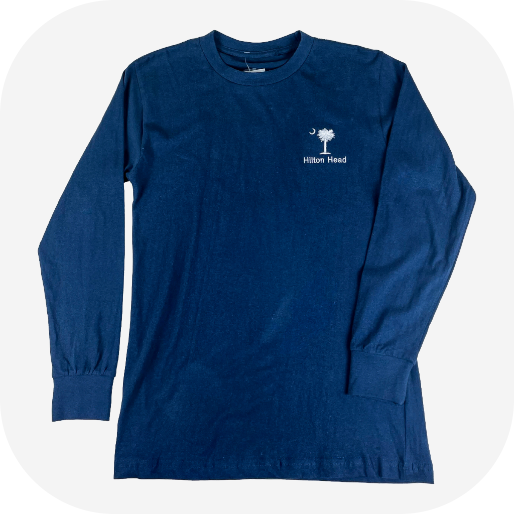 Embroidered Palm and Moon Long Sleeve