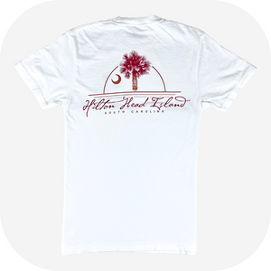 Old Bae Palm and Moon T-Shirt