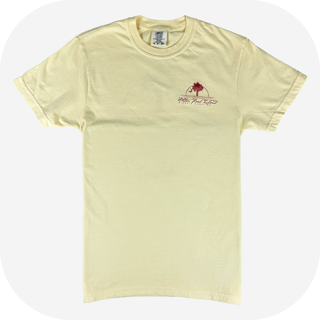 Old Bae Palm and Moon T-Shirt