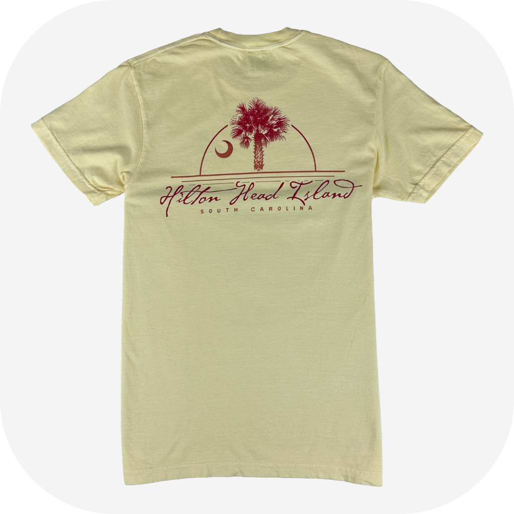 Old Bae Palm and Moon T-Shirt