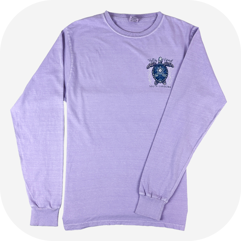 Bubbly Sea Turtle Long Sleeve T-Shirt