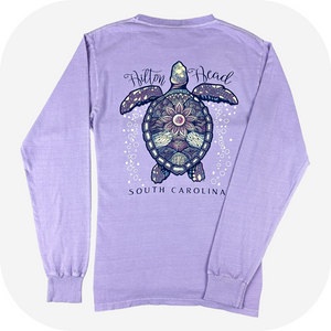 Bubbly Sea Turtle Long Sleeve T-Shirt