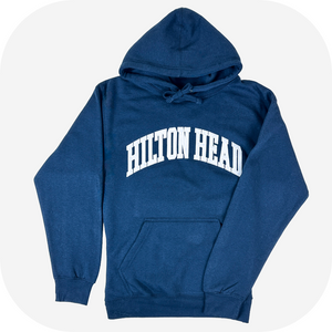 Arch Applique Hooded Sweatshirt