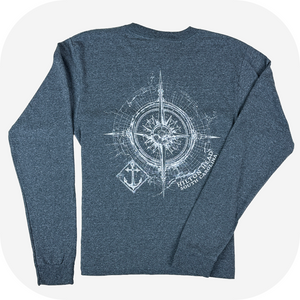 Hilton Head Island Compass Long Sleeve T-Shirt
