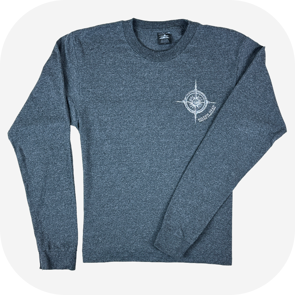 Hilton Head Island Compass Long Sleeve T-Shirt