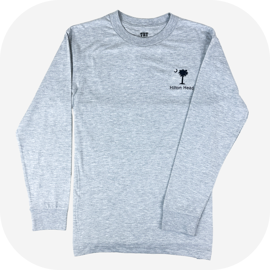 Embroidered Palm and Moon Long Sleeve