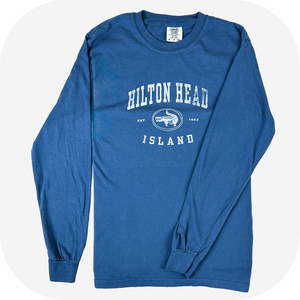 Vintage Hilton Head Island Gator Long Sleeve T-Shirt