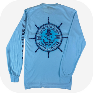 Hilton Head Island Wheelhouse Long Sleeve T-Shirt