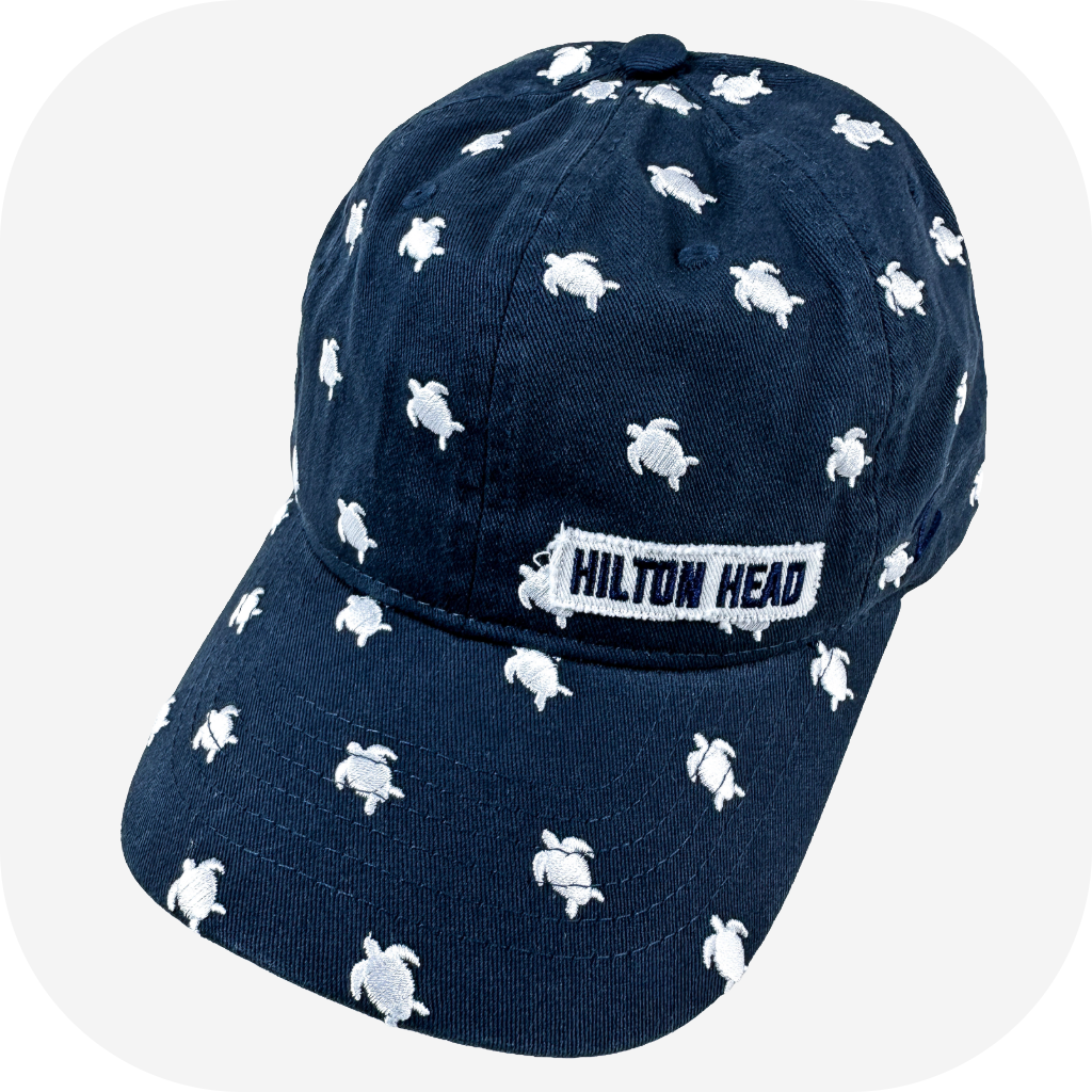 Embroidered Hilton Head Turtle Cap