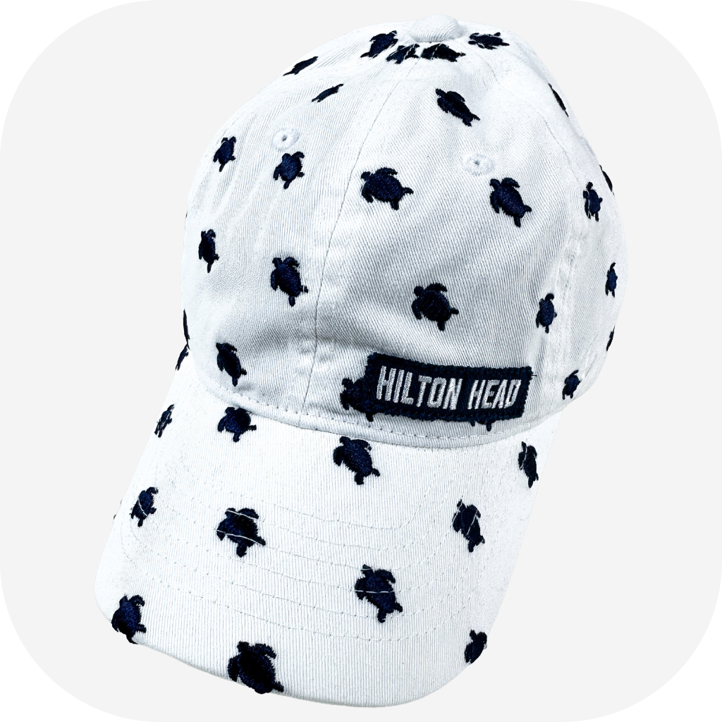 Embroidered Hilton Head Turtle Cap
