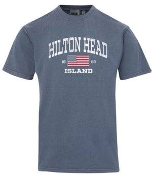 Vintage Flag Hilton Head T-Shirt