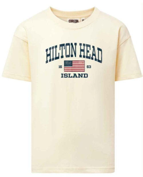 Vintage Flag Hilton Head T-Shirt