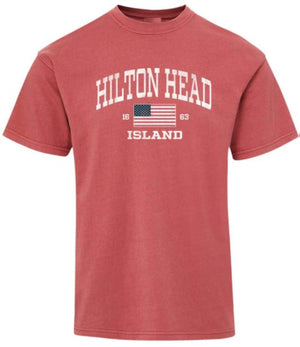 Vintage Flag Hilton Head T-Shirt