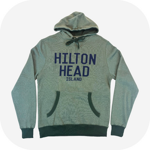 Hilton Head Island Contrast Pull Hooded Sweatshirt