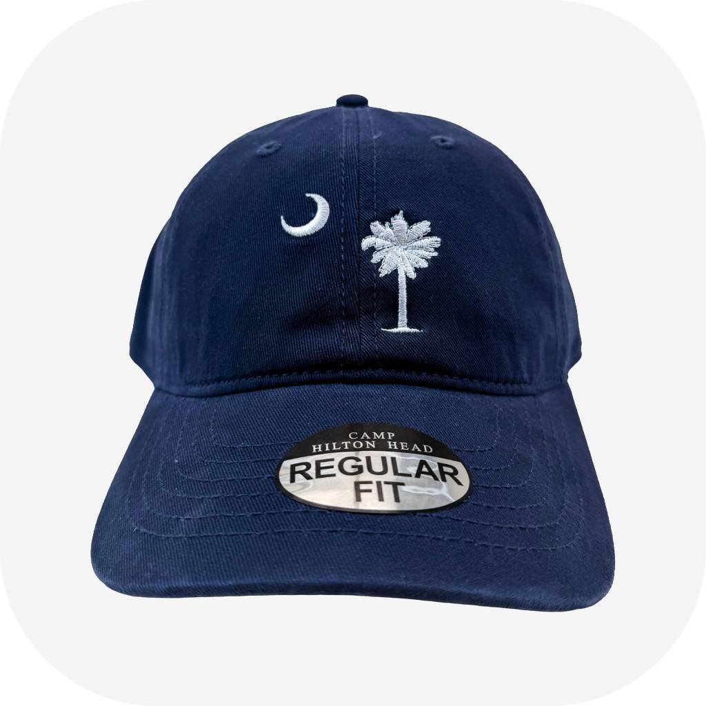 Unisex Palm and Moon Hilton Head Island Hat