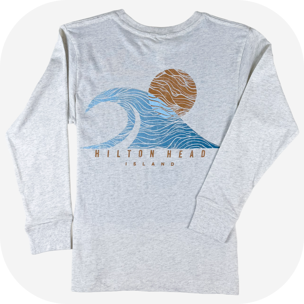 Youth Hilton Head Linwood Wave Long Sleeve T-Shirt
