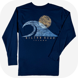 Youth Hilton Head Linwood Wave Long Sleeve T-Shirt