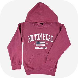 Youth Hilton Head Flag Hoodie