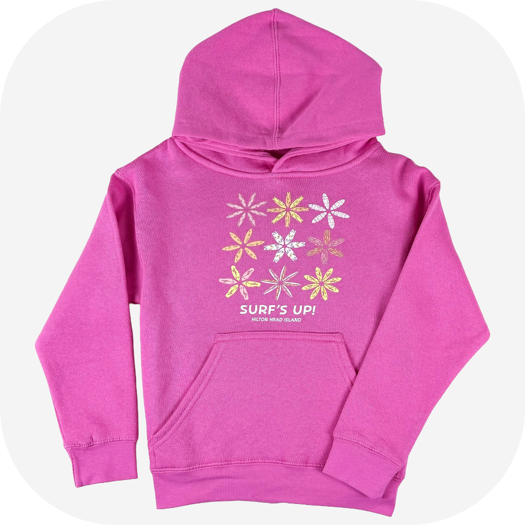 Youth Hilton Head Island Bloom Surfboard Hoodie