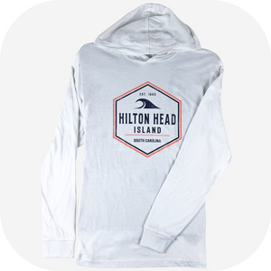 Hilton Head Island Hobbs Wave Long Sleeve Hoodie